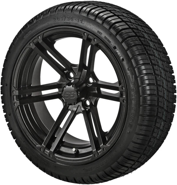 14" Yukon Matte Black Wheel Low Profile