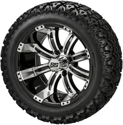 14" Casino Black & Machined Wheel Lifted Tire