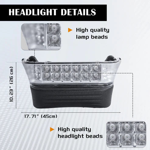 precedent Headlight and high-quality led lamp 