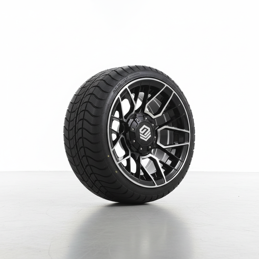 Single Machined Wheel with Tire