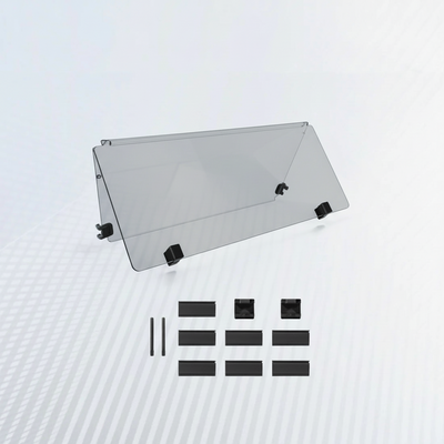 tinted acrylic sheet with black clips club car ds