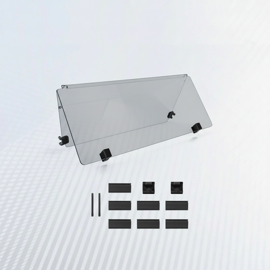 tinted acrylic sheet with black clips club car ds