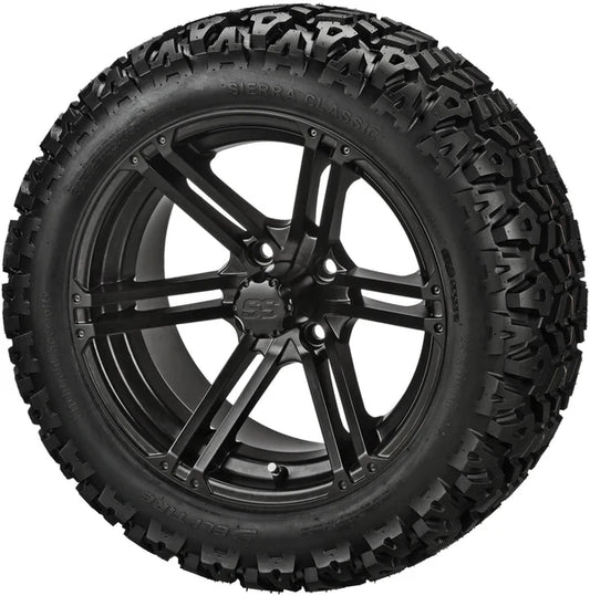 14" Yukon Matte Black Wheel Lifted Tire
