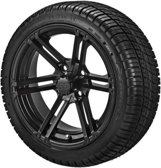 14" Yukon Matte Black Wheel Low Profile